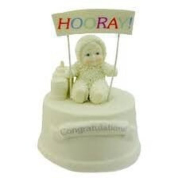 Brand: Dept 56 - SnowbabiesDept 56 - Snowbabies Congratulations Message Box, Bis - Picture 2 of 3